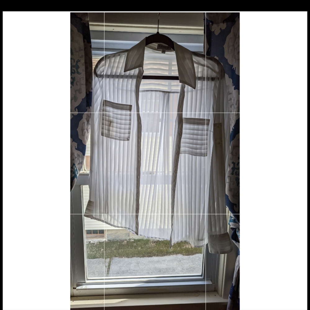 Express white striped portofino